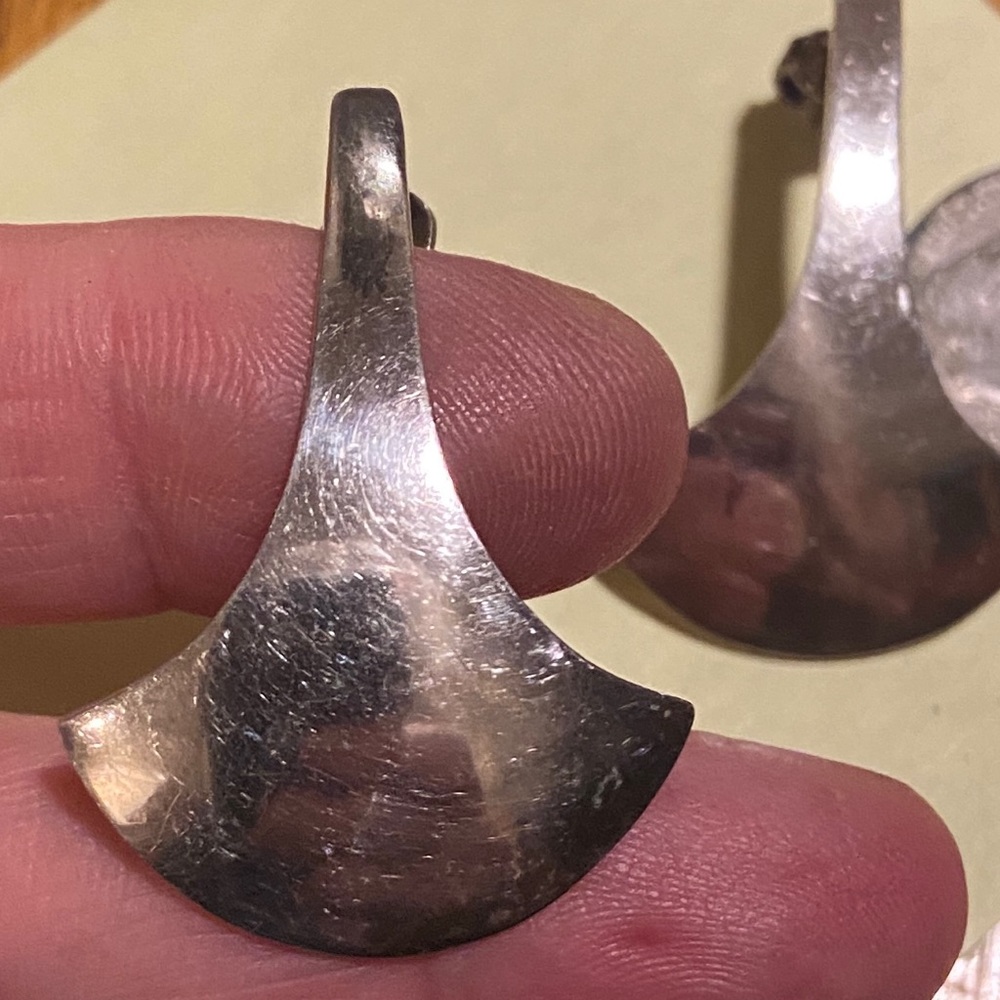 Stunning Vintage Taxco Sterling Earrings